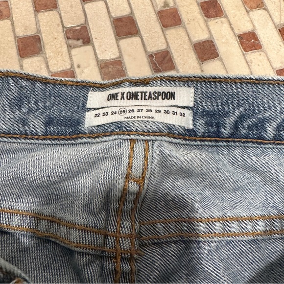 one teaspoon kingpins drop crotch low waist jeans Size 25 - Picture 7 of 10